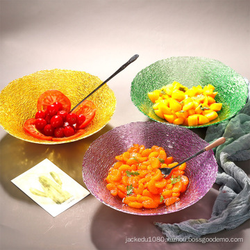 Creative glass fruit plate